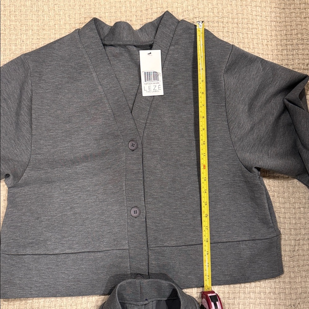 New Leze The Label Womens Set Gray Medium - Picture 10 of 16